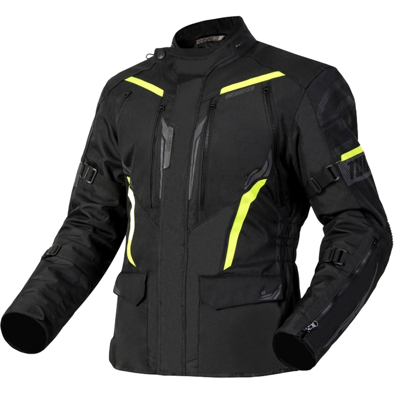 Motocikla jaka Ozone Tour III black-anthracite-fluo yellow