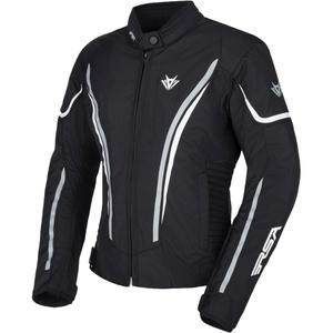 Sieviešu RSA Wasp Black-Grey-White motocikla jaka