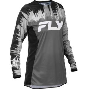 Sieviešu motokrosa krekliņš FLY Racing Lite black-grey-white