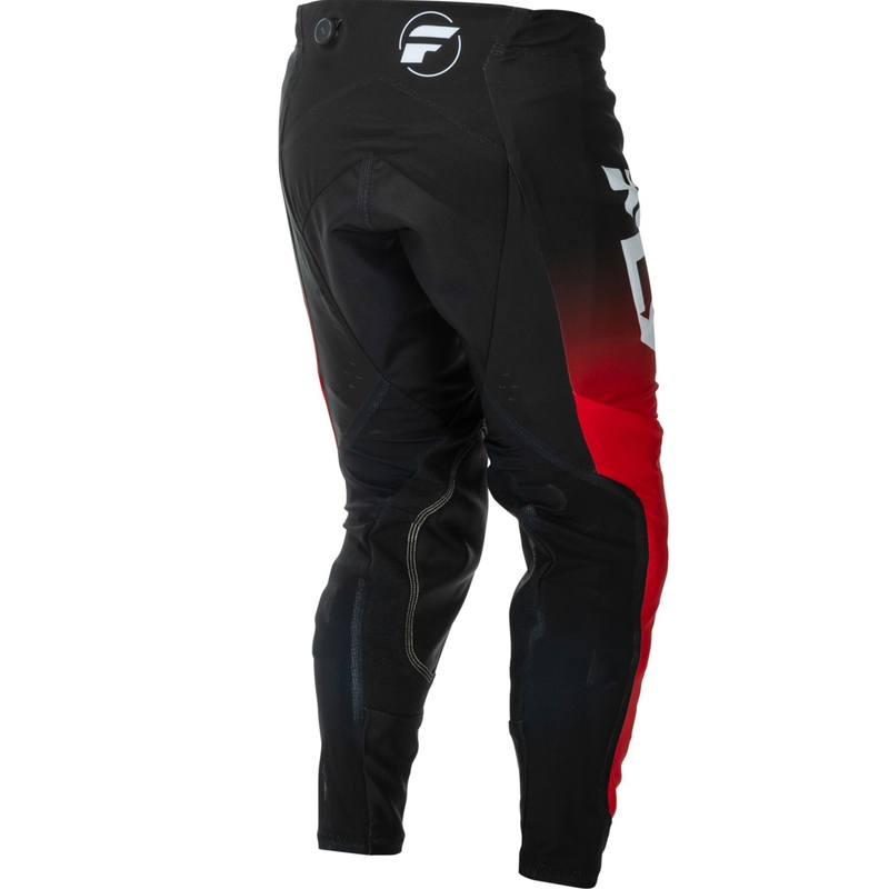 Motokrosa bikses FLY Racing Evolution sarkanā-melnā-baltā krāsā