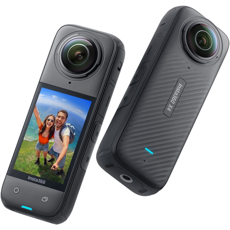 Insta360 X4 motociklu komplekta rīcības kamera melna