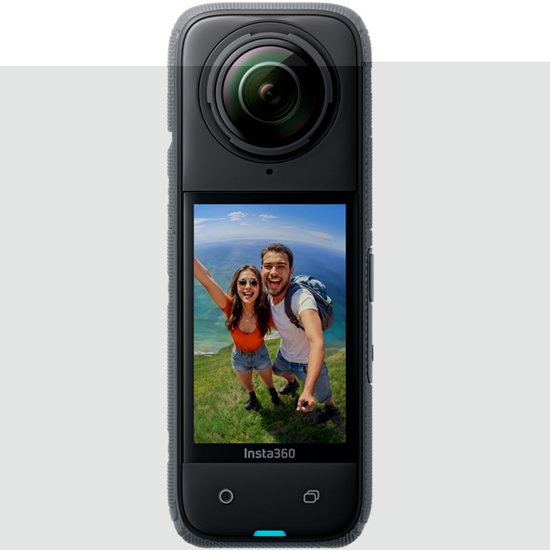 Insta360 X4 motociklu komplekta rīcības kamera melna