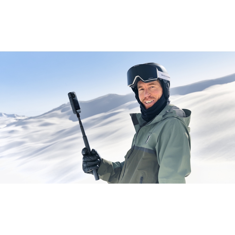 Insta360 X4 motociklu komplekta rīcības kamera melna