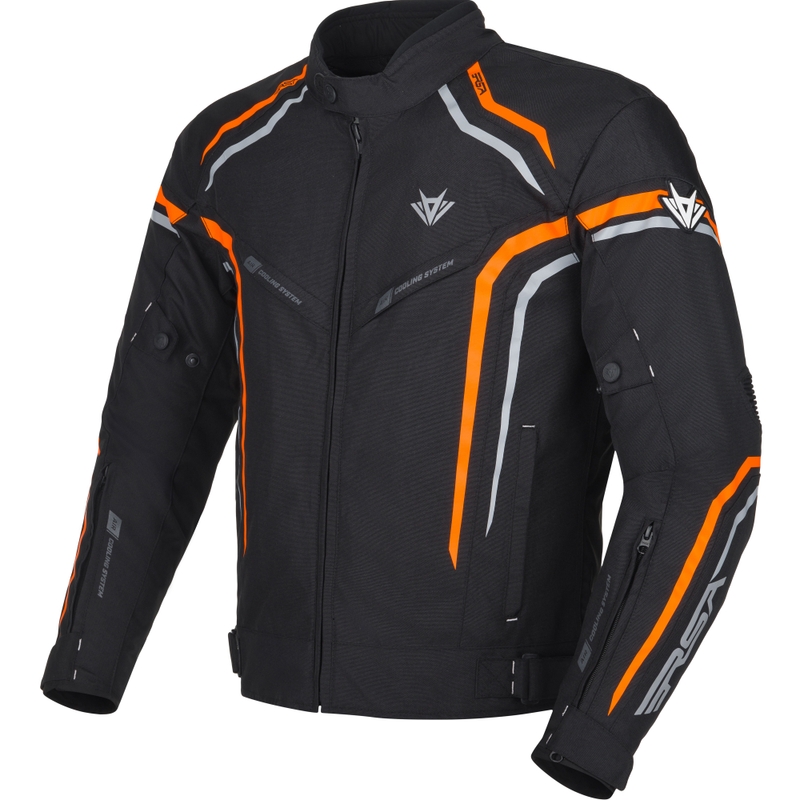 Motocikla jaka RSA Compact 2 black-grey-orange