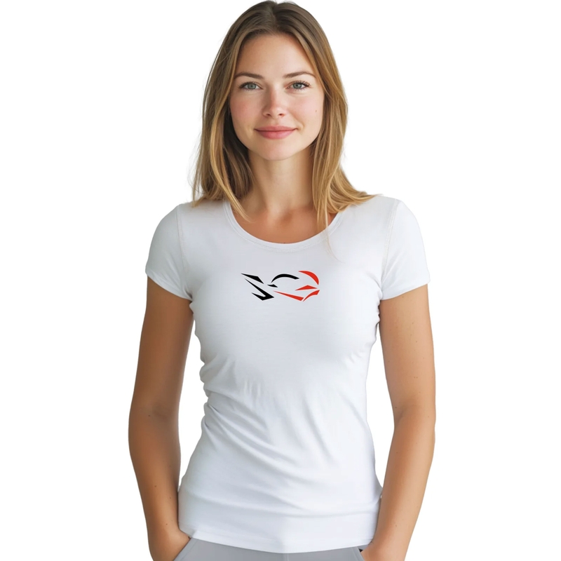 Sieviešu funkcionālais T-krekls nanosilver® RIDE balts