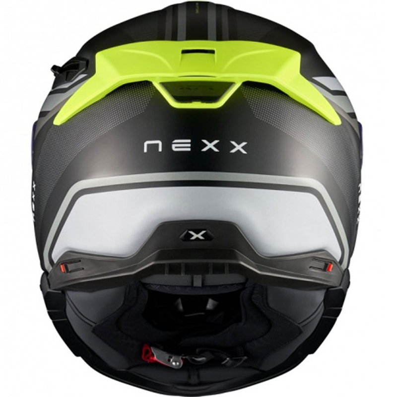 Integrālā motocikla ķivere Nexx X.TR Quanta matēta melna-fluo dzeltena