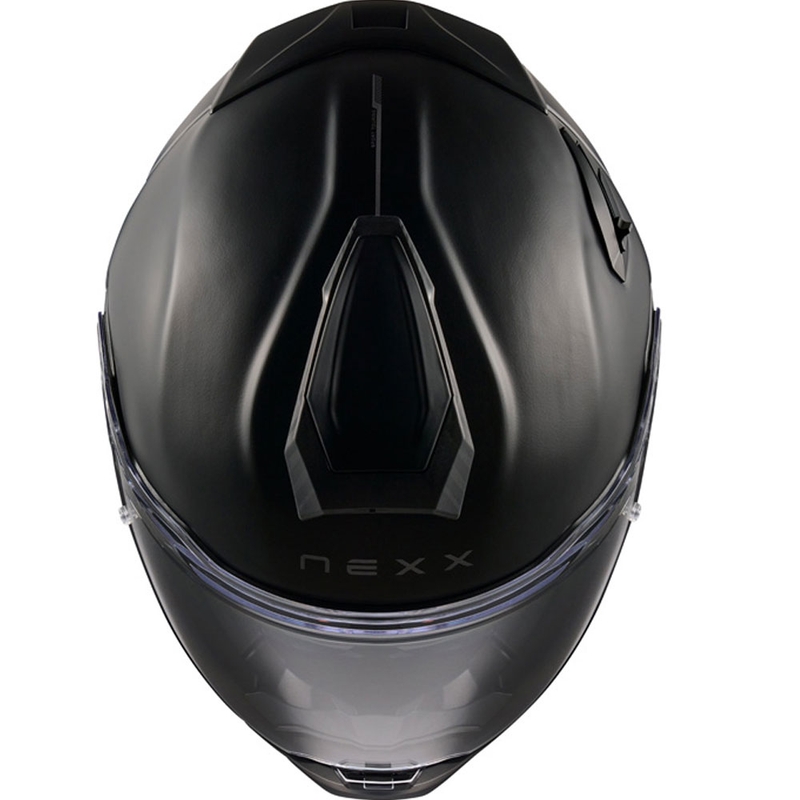Integrēta motocikla ķivere Nexx X.TR Plain matēts melns