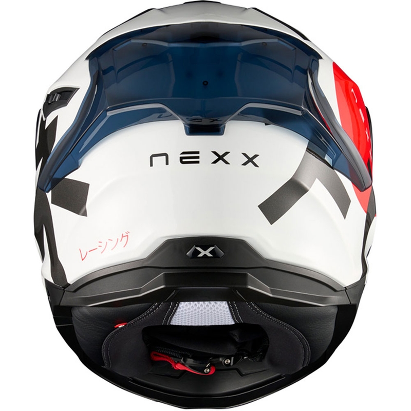Integrālā motocikla ķivere Nexx Y.100R Nippon balta
