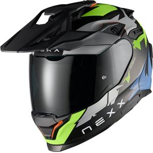 Enduro moto ķivere NEXX Y.TRAVL Primal melnā-fluo dzeltenā krāsā