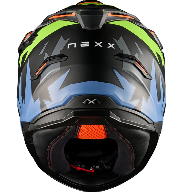 Enduro moto ķivere NEXX Y.TRAVL Primal melnā-fluo dzeltenā krāsā