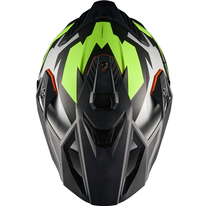 Enduro moto ķivere NEXX Y.TRAVL Primal melnā-fluo dzeltenā krāsā