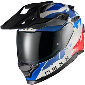 Enduro motocikla ķivere NEXX Y.TRAVL Primal blue-red