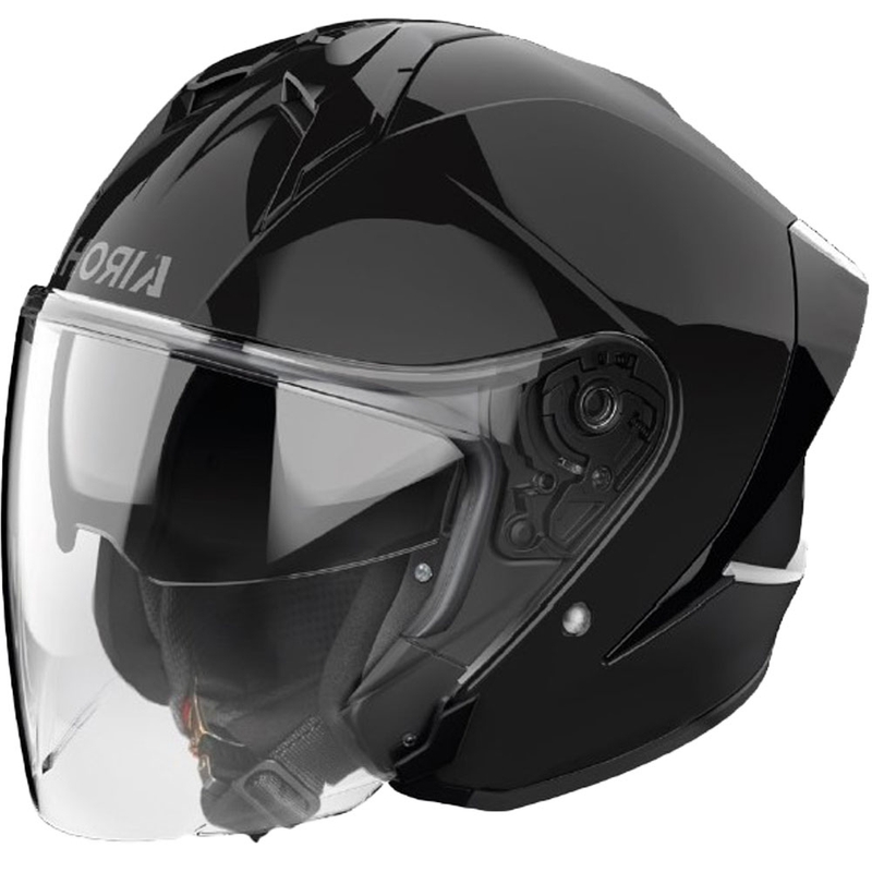 Atvērt motocikla ķivere Airoh H21 Krāsa melna