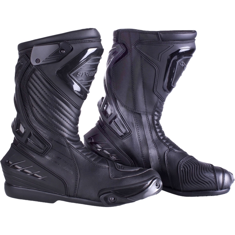 Street Racer Grid Black Motociklu zābaki