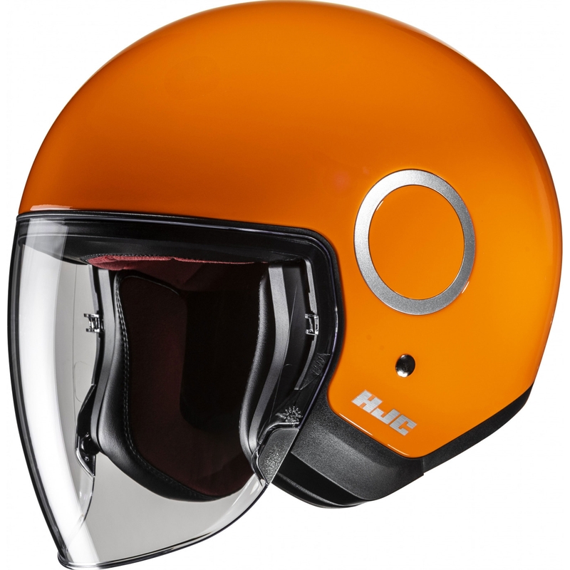 Atvērtā motociklu ķivere HJC RPHA 40 Solid oranžā krāsā