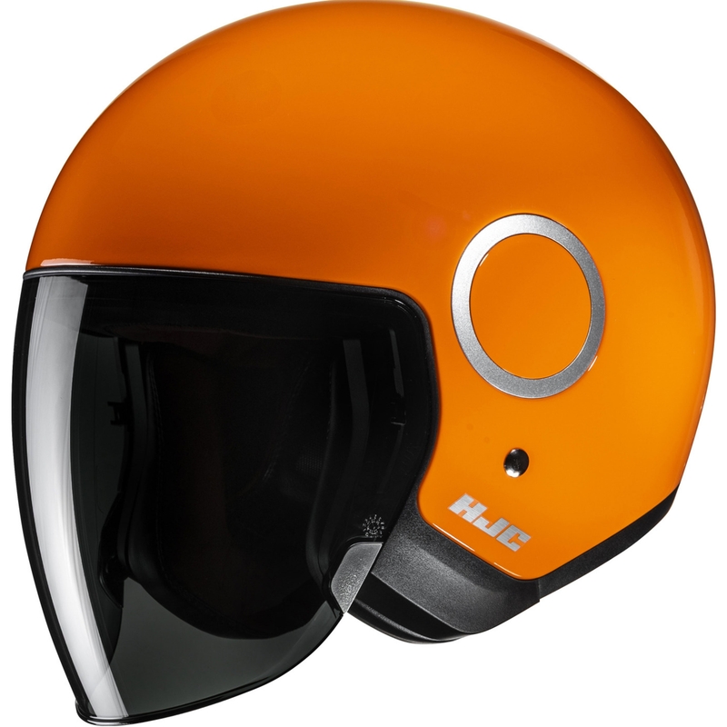 Atvērtā motociklu ķivere HJC RPHA 40 Solid oranžā krāsā