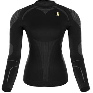 Sieviešu funkcionālais T-krekls Rilax Mia melns - garām piedurknēm