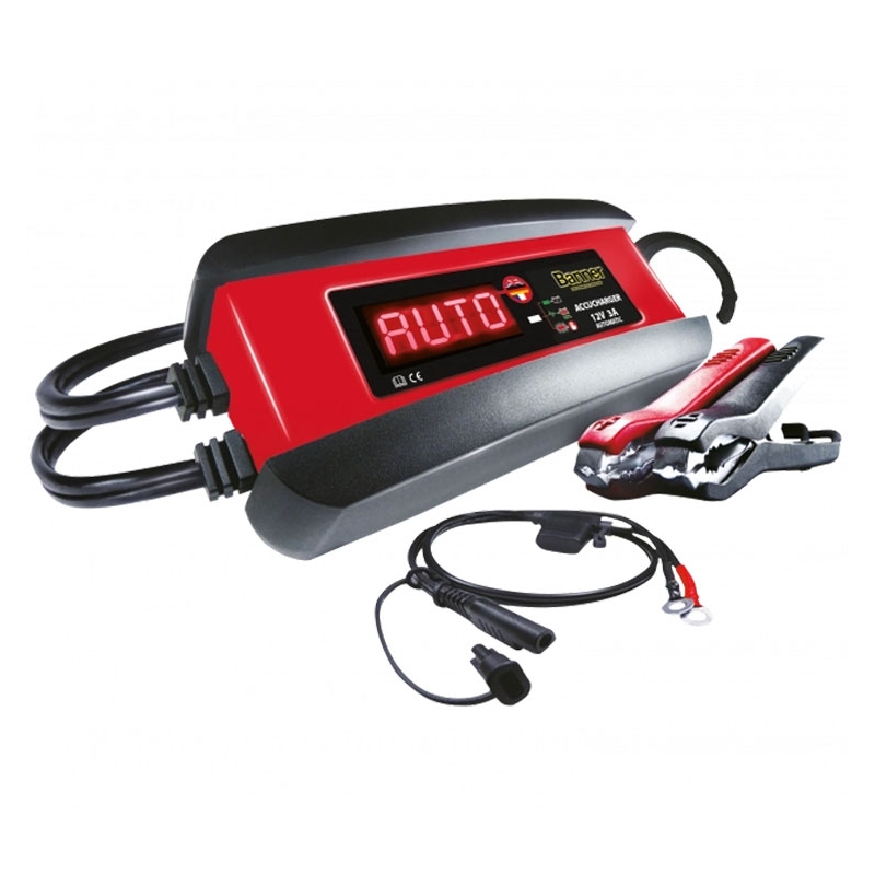 Banner Accucharger 3A akumulatoru lādētājs 12V akumulatoriem