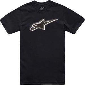 T-krekls Alpinestars Ageless Shadow CSF melns un balts