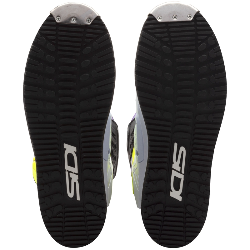 Motocikla zābaki SiDi Crossair HD End BB002 purpursarkani-dzelteni-balti