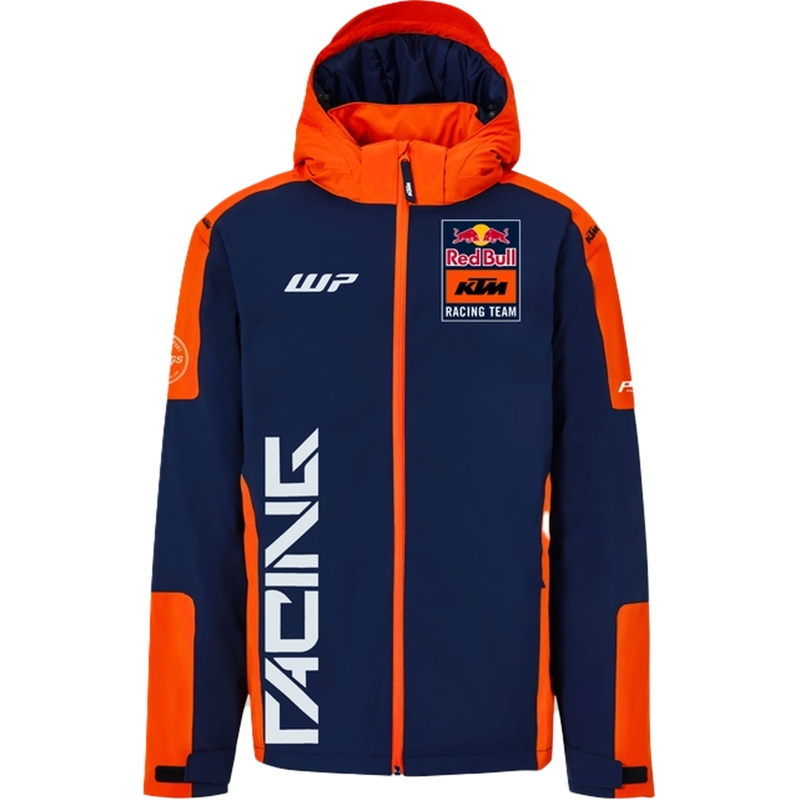 KTM Replica Team ziemas jaka zili oranžā krāsā