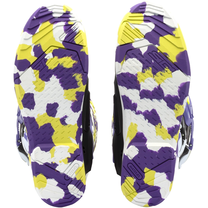 SiDi Crossair X motocikla zābaki melni un violeti