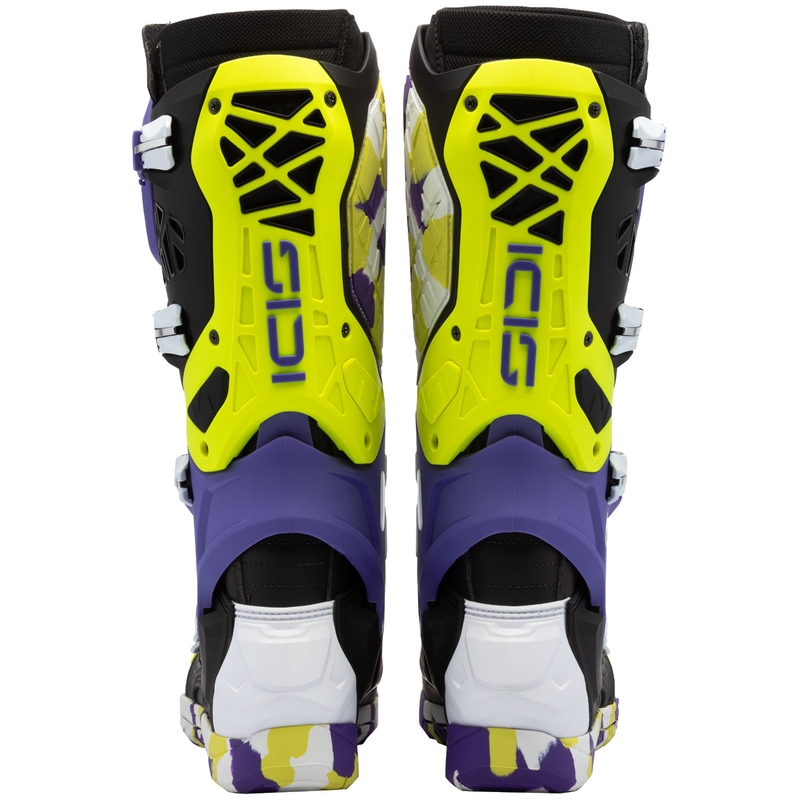 SiDi Crossair X motocikla zābaki melni un violeti