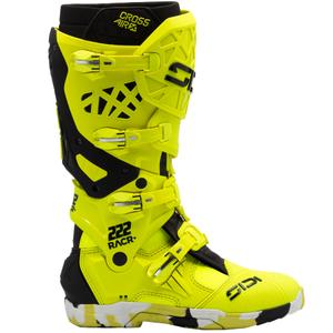SiDi Crossair X RACR001 melni-fluo dzelteni motocikla zābaki