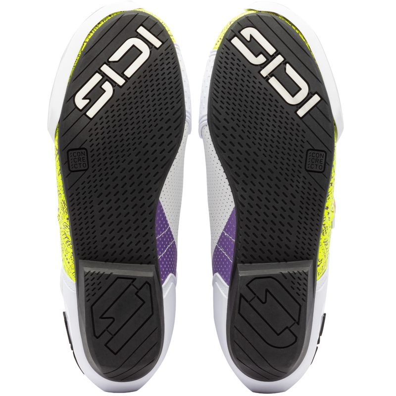 Motocikla zābaki SiDi MAG 2 Air BTA001 white-yellow