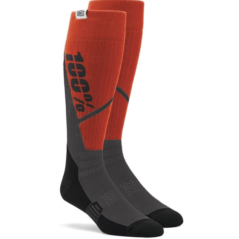 Zeķes 100% - ASV Torque MX oranžpelēkas krāsas