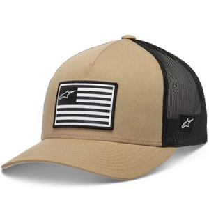 Alpinestars Flag Snap cepure sand-black-white