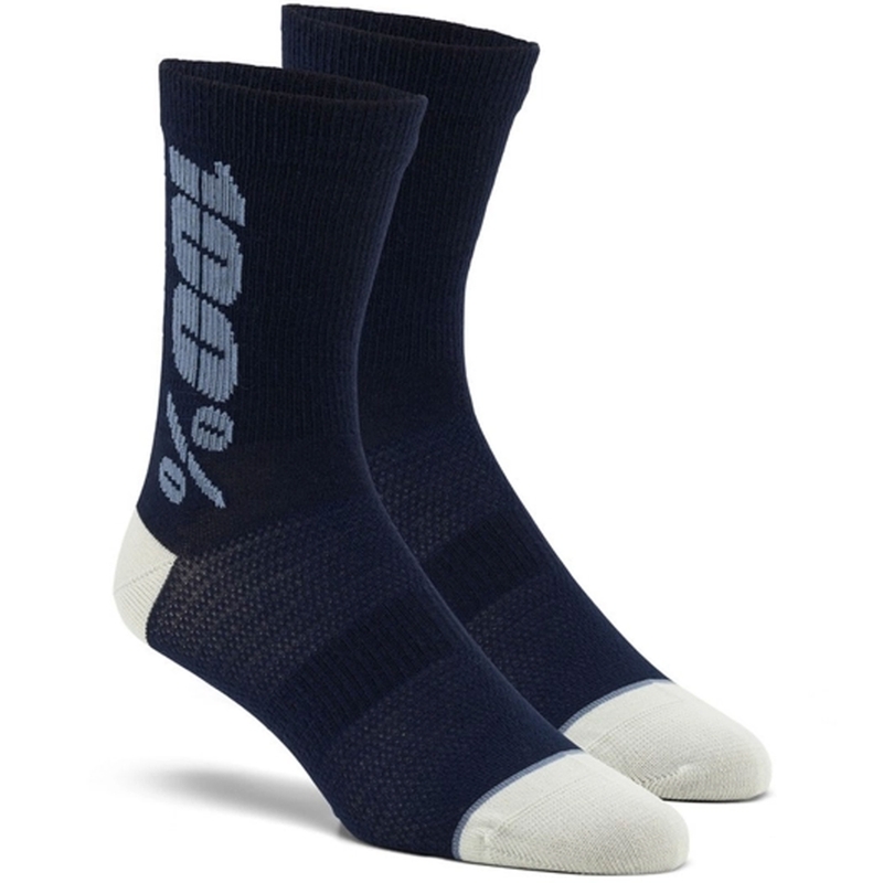 Zeķes 100% - ASV Rythym Merino vilna, zilas