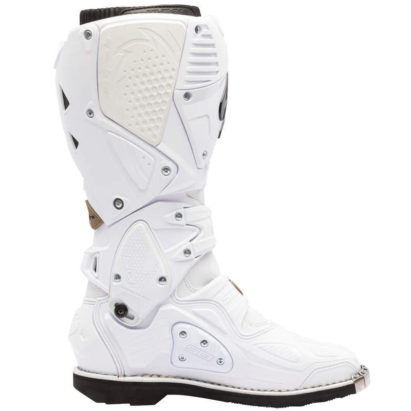 SiDi Crossfire 3 motocikla zābaki balti-bronzas krāsā