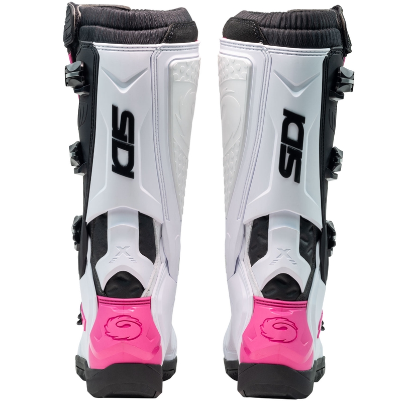 Motocikla zābaki SiDi X Power SC white-black-pink