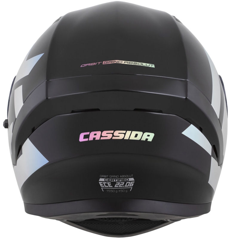 Cassida Orbit Grind Absolut integrāla moto ķivere melna-hologrāfiska