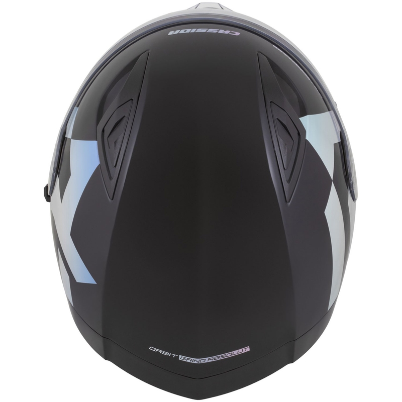 Cassida Orbit Grind Absolut integrāla moto ķivere melna-hologrāfiska