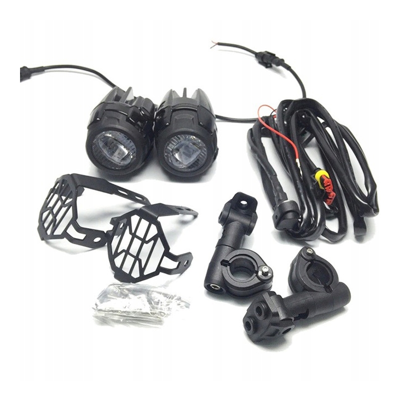Papildu LED lukturi St Tuning ar aizsargvāciņu BMW R1200 GS un R1250 GS LC 2013-2019