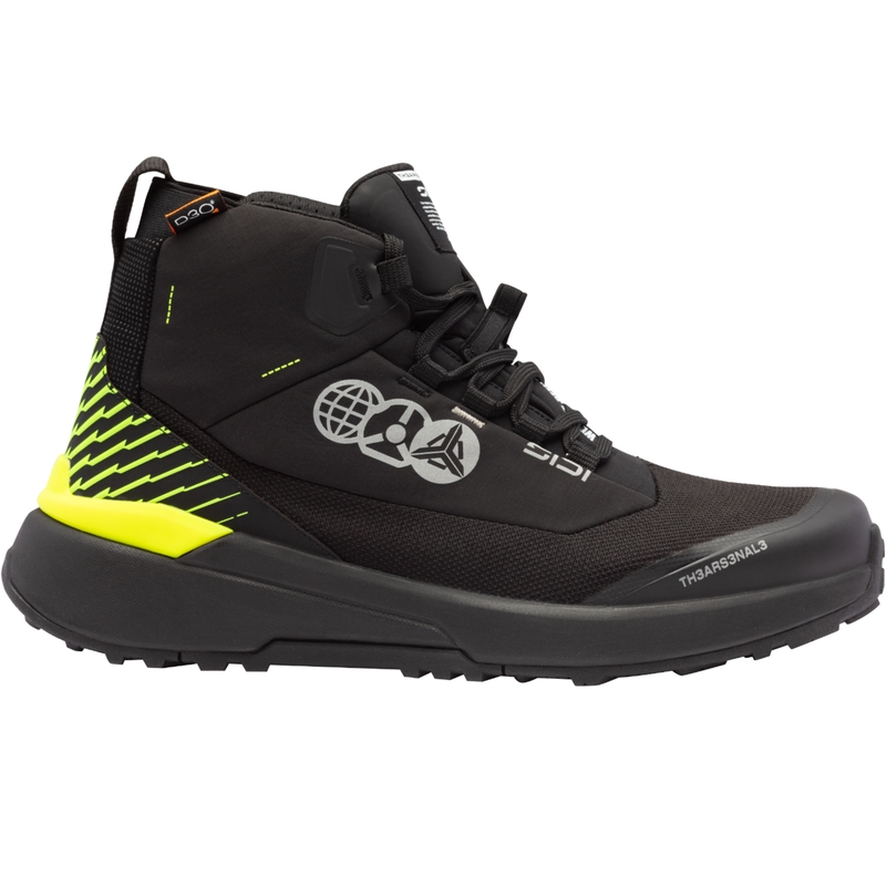 Motocikla zābaki SiDi Nucleus TH3 WP fluo yellow