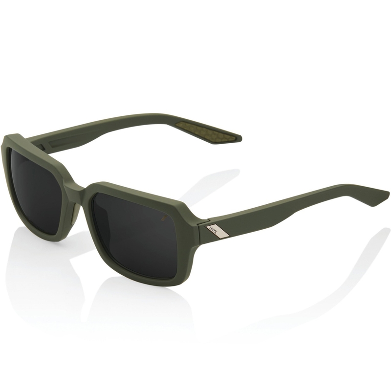 100% Rideley saulesbrilles ar melniem stikliem
