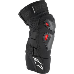 Alpinestars Bionic Pro Plasma melni-sarkani-balti ceļgalu spilventiņi