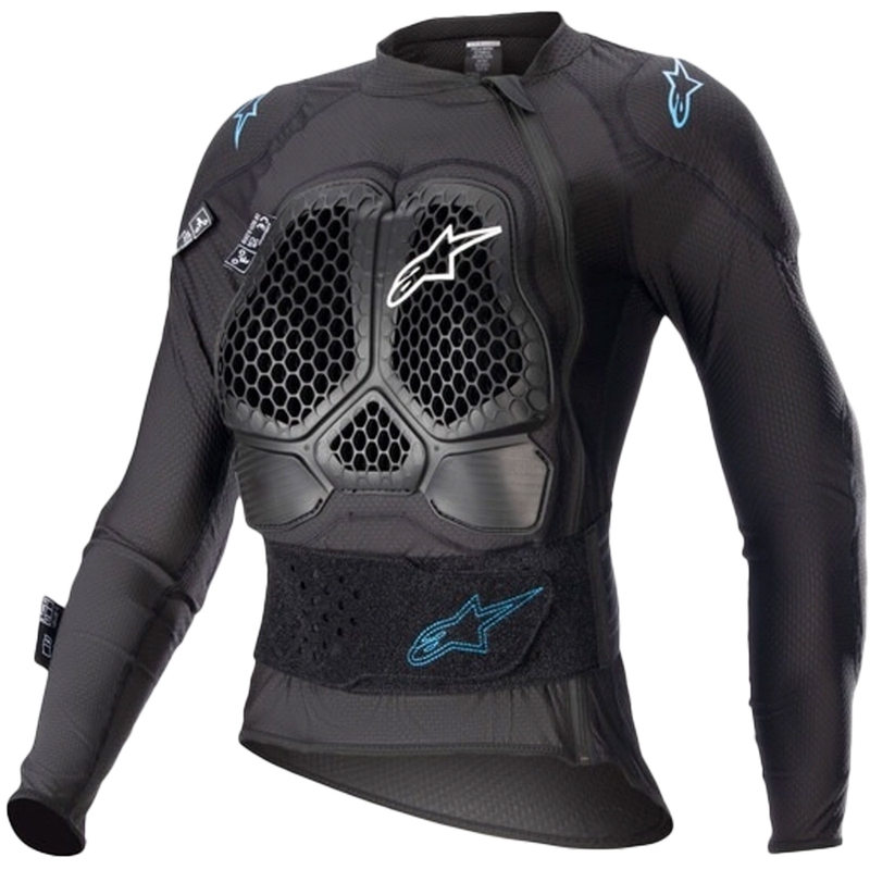 Alpinestars Stella Bionic Action 2 sieviešu ķermeņa aizsargi melns un zils