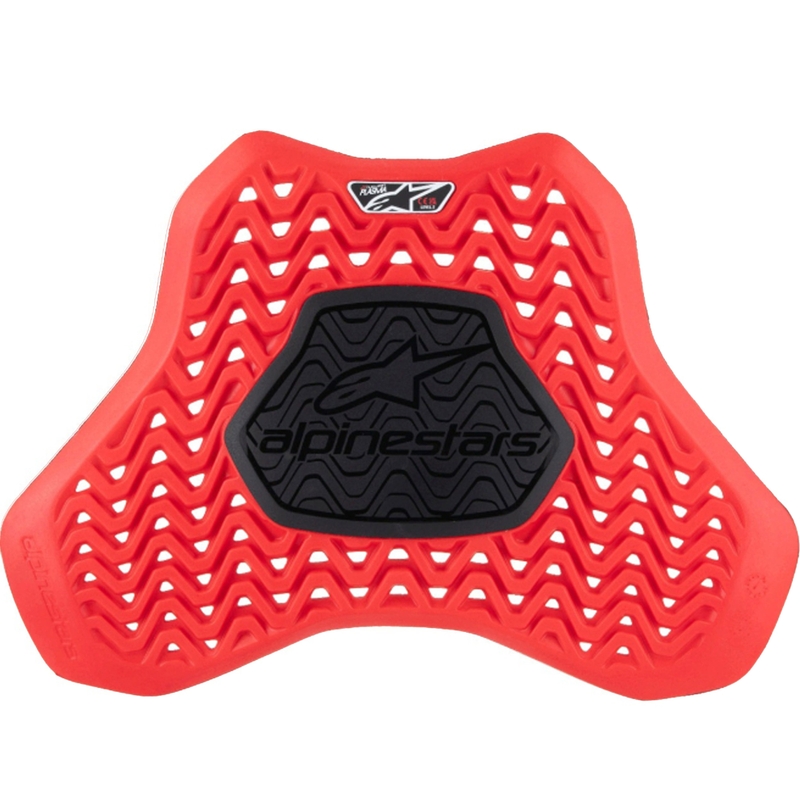 Alpinestars Nucleon Plasma Racing sarkanā un melnā krāsā ievietojama krūšu aizsardzība