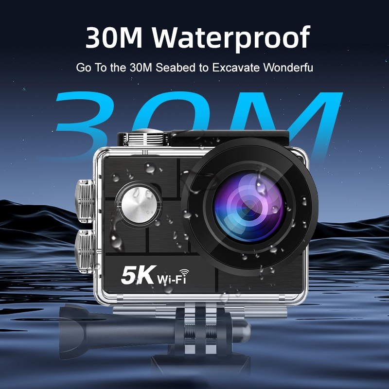 MaxTo Action Cam 5k motocikla kamera