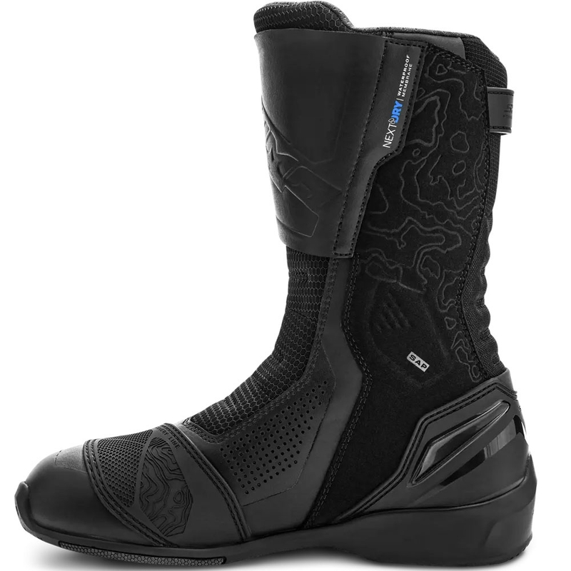 Sieviešu Shima Tenex WP Black Motociklu zābaki