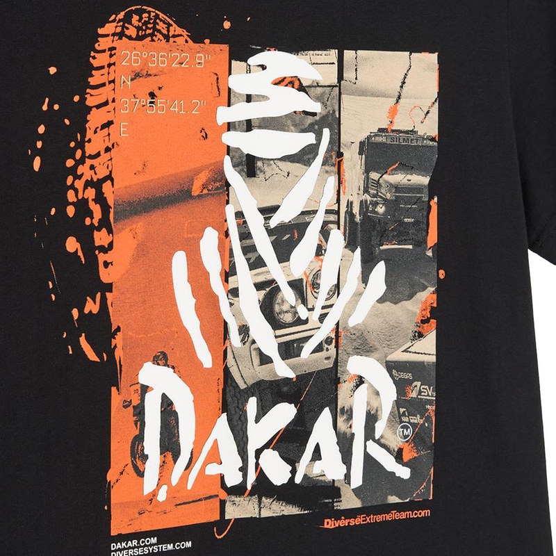 T-krekls Dakar DES 2025 melns