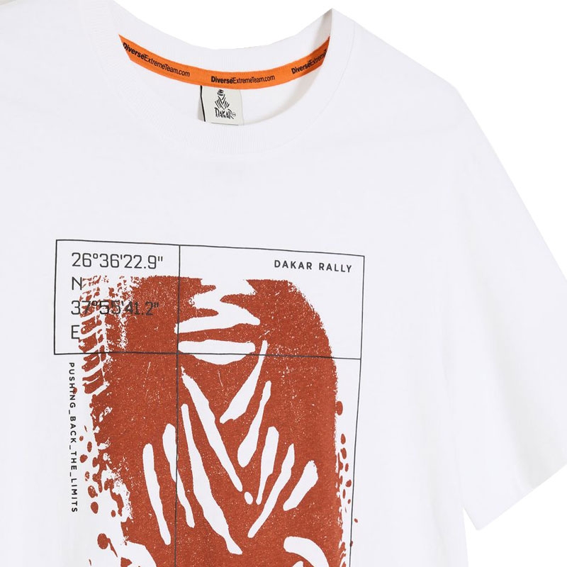Dakar DES 1425 balts T-krekls