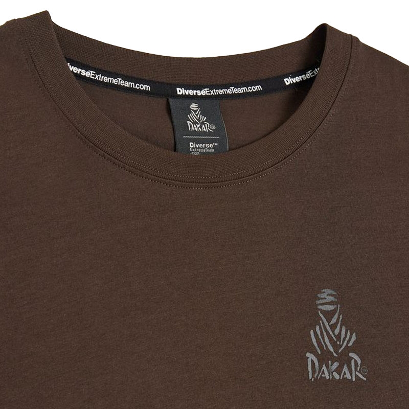 Dakar LOGO SMR T-krekls, brūns