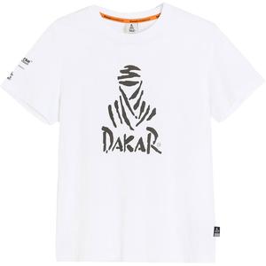Dakar LOGO 256 T-krekls, balts