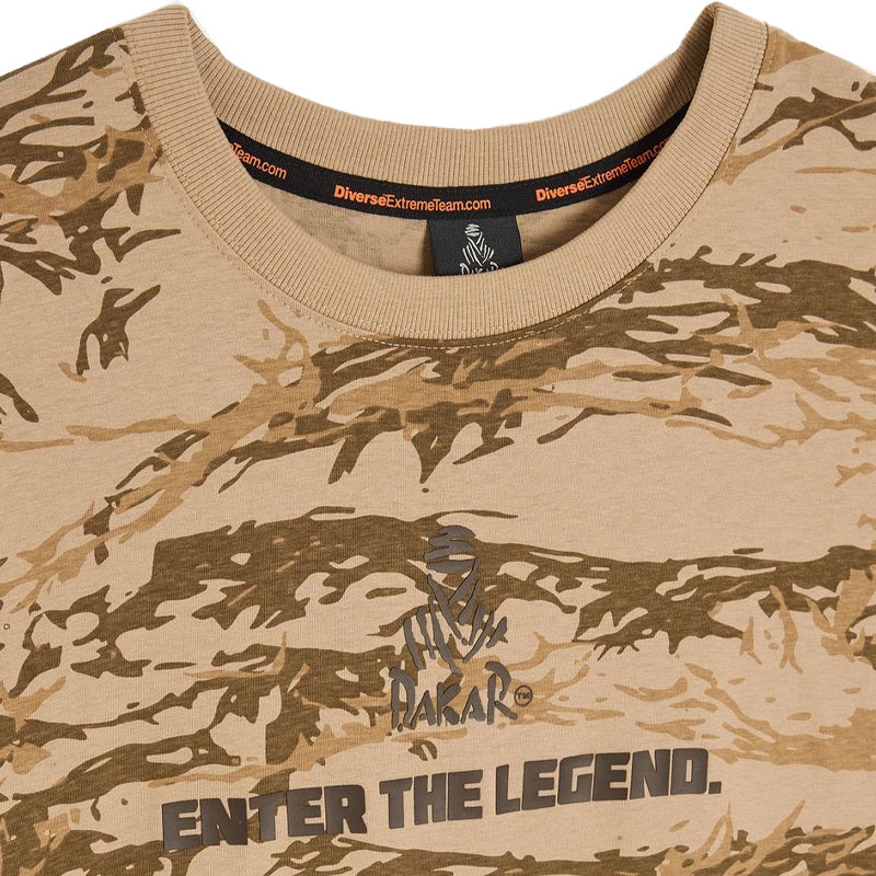 T-krekls Dakar DES 1825 camo bēšs