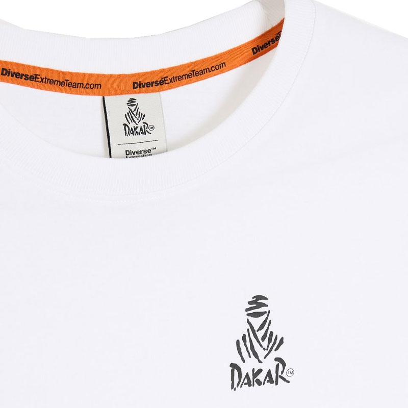 Dakar LOGO SM 256 T-krekls, balts